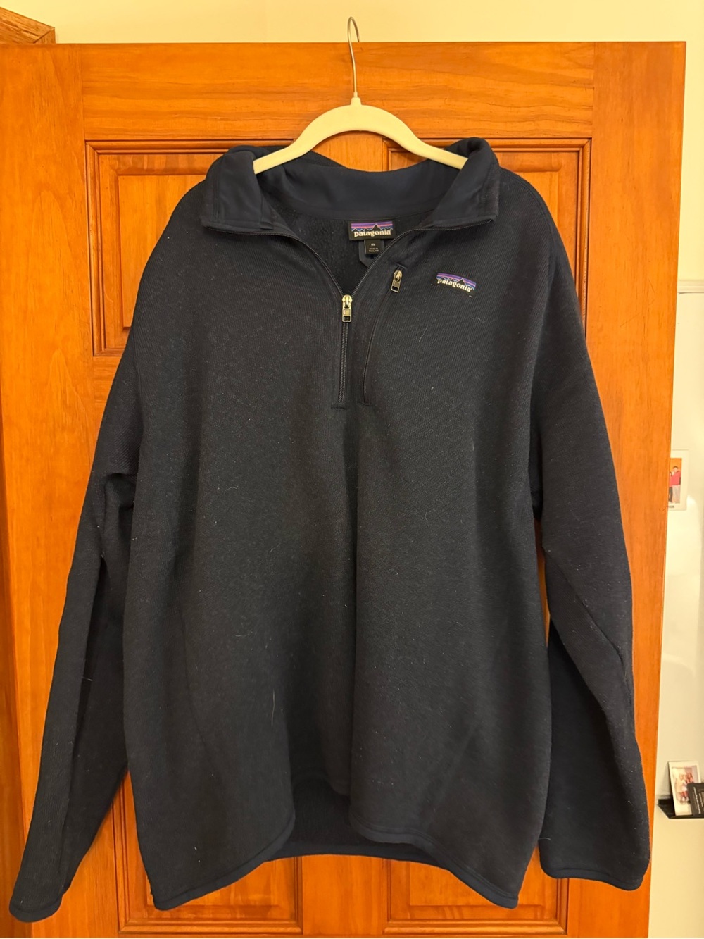 Patagonia Men's Dark Navy Quarter-Zip Fleece Pullover